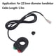 thumbnail image 2 of Cuerno interruptor de los faros Ecomeon Para motocicleta manubrio negro, 2 of 6