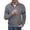 Dark Gray, variant on Ofreoo Men's Suede Lapel Button Pocket Fallow Long-Sleeved Hoodless Casual Coat/Jacket Essentials Hoodie Deal of the Week