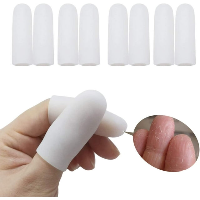 Finger Protectors Finger Caps Silicone Fingertips Protection Gel