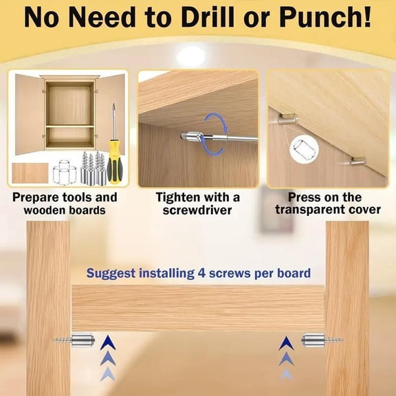 Multi-Purpose Metal Shelf Bracket Kit with Anti-Slip Sleeves & Screws | For Cabinet, Laminate & Glass Shelves | Decorative & Functional Support System