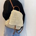 thumbnail image 3 of LinYooLi Womens Backpack DrawstringDesigner Straw Beach Hollow Out Backpacks for Women Luxury Female Backpack Capacity Backpacks Mochila, 3 of 6