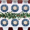 thumbnail image 7 of Ryvnso Bohomia Moon and Stars Round Plate Mats Dining Table Placemat Set of 4 for Holiday Decoration, 7 of 7