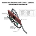 thumbnail image 6 of Mishimoto MMTC-DMAX-03SL Transmission Cooler, Compatible with Chevrolet & GMC Allison Transmission 6.6 LB7 & LLY, 2003-2005, Silver, 6 of 9