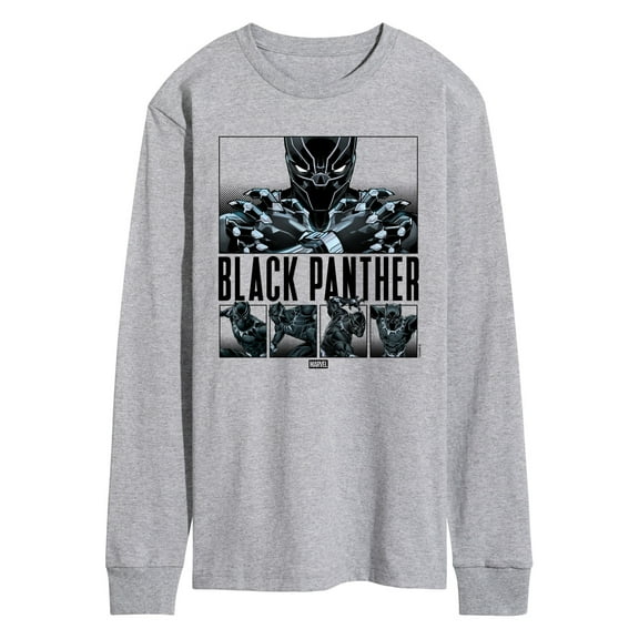 Marvel - Black Panther Grid - Men's Long Sleeve Graphic T-Shirt