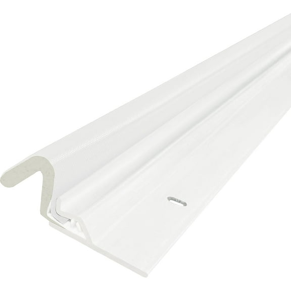 Randall Manufacturing Co., Inc | Aluminum and Q-LON Weatherstrip Doorstop Set | 2 – 84” Side Pieces & 1 – 36” Top Piece | White | Easy Installation | Made in The USA