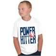 thumbnail image 4 of Baseball Player Power Hitter Fan Men's Graphic T Shirt Tees Brisco Brands X, 4 of 5