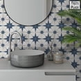 thumbnail image 2 of Baldosas para salpicaduras The Tiles Plaza Encáustic Blue Star, 10 hojas, 2 of 9