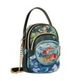thumbnail image 7 of FORMRS Crossbody Bag for Women Quilted Travel Shoulder Cell Phone Purse with Chain Strap Handbag, Red Goldfish, 7 of 7