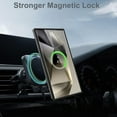 thumbnail image 3 of JTCASES for Samsung Galaxy S23 Ultra Magnetic Case Support Wireless Charging, Car Mount, Thin Lightweight Rugged Shockproof Shell Anti-yellow Clear Silicone Frame, Black, 3 of 9