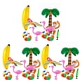 thumbnail image 4 of Eigraketly Fiesta hawaiana Globo inflable Cumpleaños tropical Aire libre Boda Juguete Type1 NO1, 4 of 6