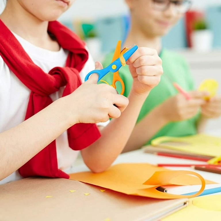 Sopito 3PCS Plastic Children Safety Scissors Toddler Craft Scissors  Preschool