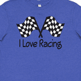 thumbnail image 4 of Inktastic I Love Racing Youth T-Shirt, 4 of 5