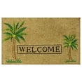 thumbnail image 1 of Home &amp; More 12052 Palm Welcome Mat Vinyl Back Mat 18 X 30 Inches, 1 of 1