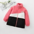 thumbnail image 4 of KYAIGUO Kids Baby Fleece Outwear for Boys Girls, Fall Winte Outwear Soft Top Little Big Boys Girls Cute Comfortable Casual Spring Autumn Thermal Jacket for 3-12Y, 4 of 8