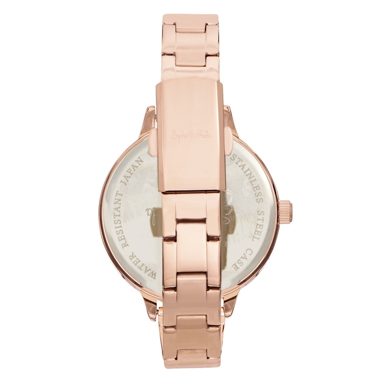 Sophie & Freda Milwaukee Rose Gold Watch Sophie And Freda Milwaukee Bracelet Watch - Rose Gold/Mauve  main image 4