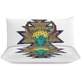 thumbnail image 3 of HAHDAXIA Bull's Head Leopard Print Bedding Solid Comforter Set for All Seasons,3 Pieces(1 Comforter+2 Pillowcases),Soft Microfiber Bedding Set Full(79"x90"), 3 of 7