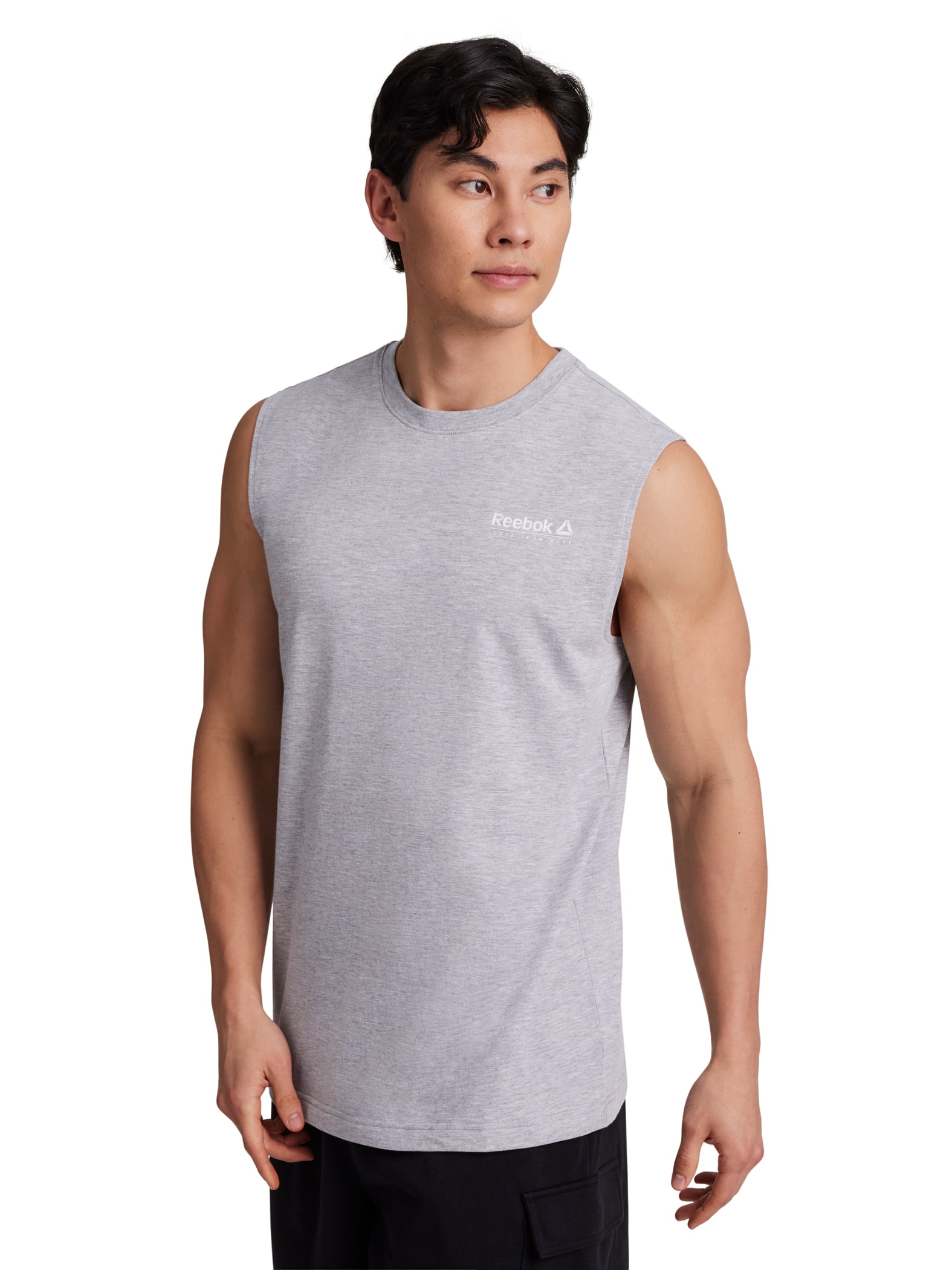 Reebok Men's and Big Men's Trace Sleeveless Graphic Muscle Shirt, Sizes XS-5XL