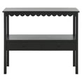 thumbnail image 2 of Safavieh Haven Cottage 2 Drawer Wood Console Table, Matte Black, 2 of 4