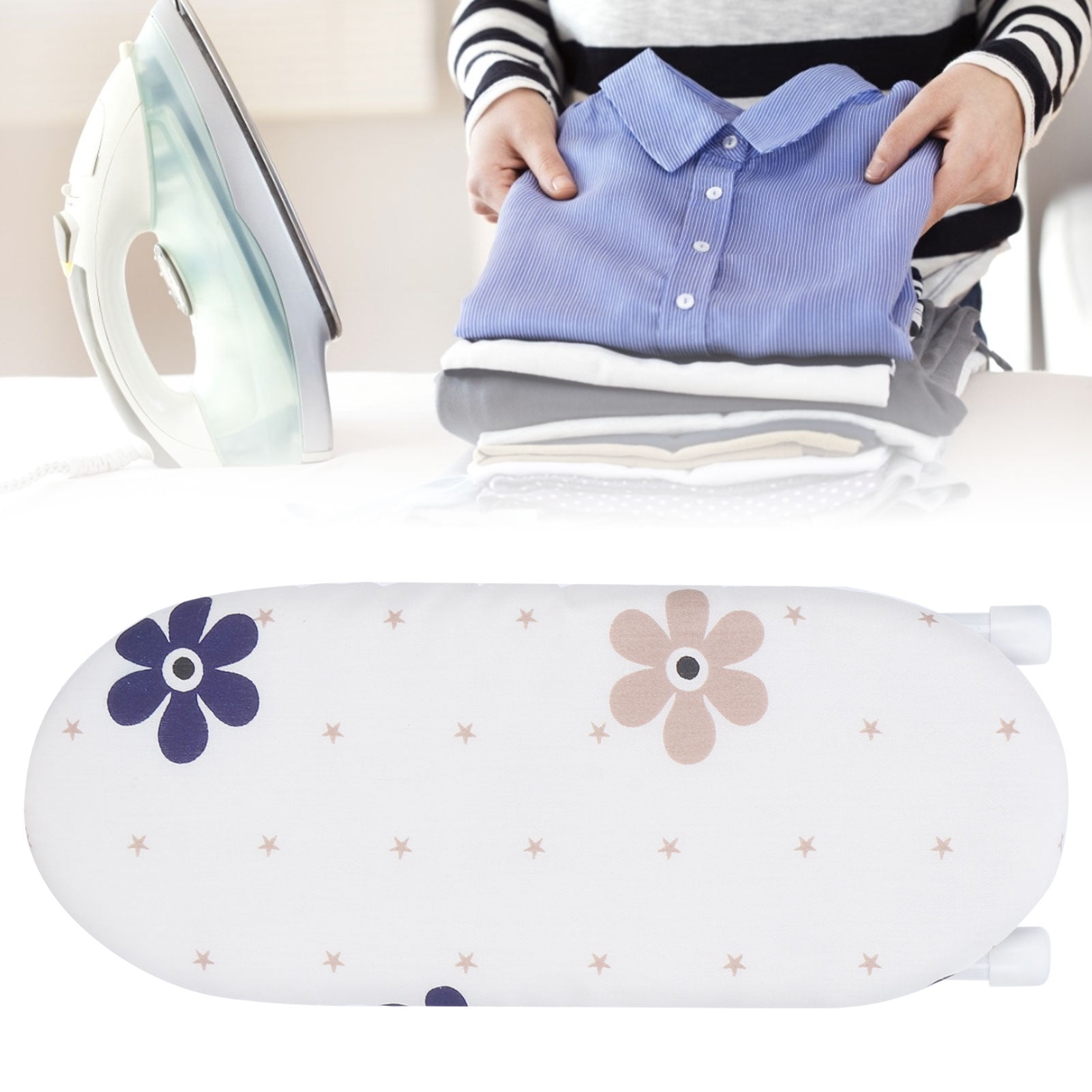 Kritne Mini Ironing Board Foldable Sleeve Cuffs Collars Ironing Table