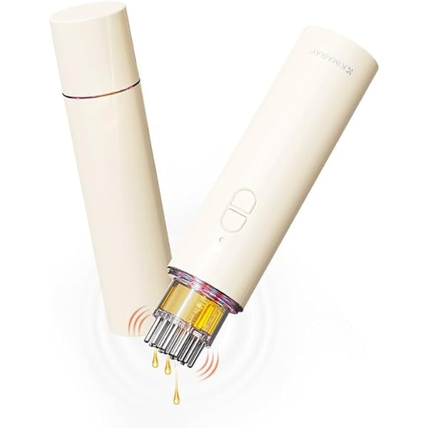 wonima11 Electric Hair Oil Applicator and Scalp Massager 2 in 1, Latest Scalp Applicator for ALL Hair Essential Oil Serum, Electric Quantitative Liquid Dispensing Brush Handheld Dispenser Comb
