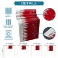 thumbnail image 6 of Red Christmas Snowflakes Table Runner 72 Inches Long Farmhouse Dress Scarves, Xmas Balls Winter Pine Tree Dining Tablerunner for Coffee Table/Kitchen Island/Party Décor, 13" x 72", 6 of 8