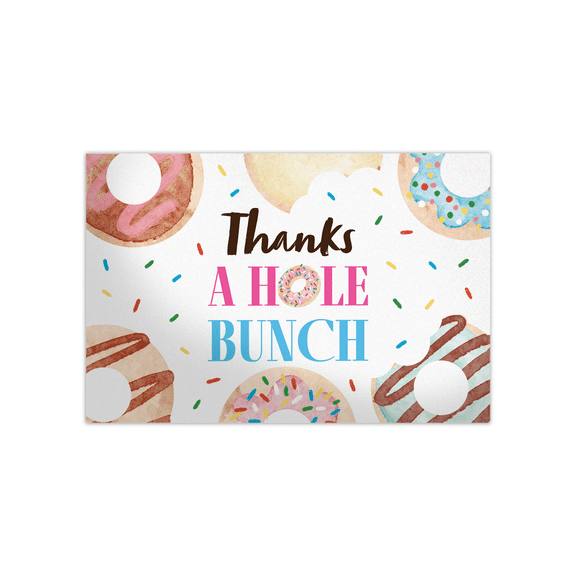 Pro Supply Global (50) count of 4x6 Donuts Thank You Insert Cards