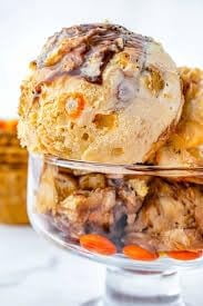 Reese Pieces Caramel Peanut Butter Candy, Bulk 2 Lbs, Caramel Flavored Milk Chocolate Peanut Butter Candies in Crunchy Shell, for Baking, Ice Cream Topping, Desserts, Snacking and More
