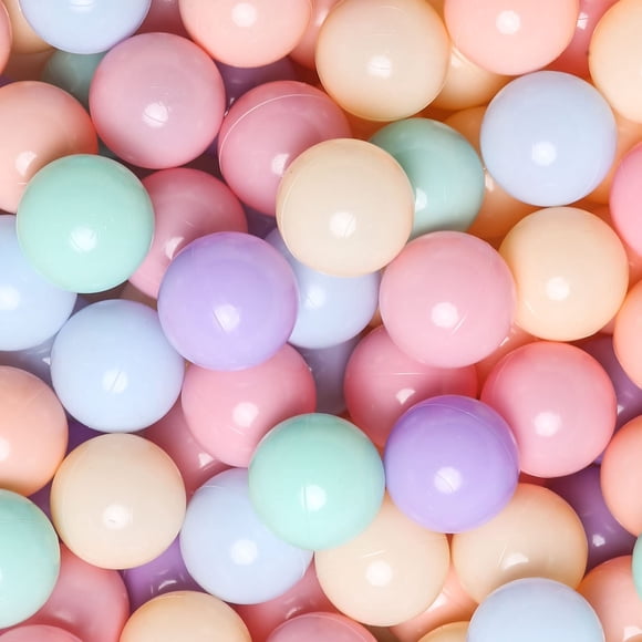 Pelotas GOGOSO, coloridas, de plástico blando, 100 unidades con bolsa