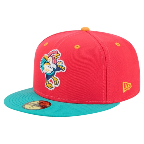 Men's New Era Red Delmarva Shorebirds Copa de la Diversi-n 59FIFTY Fitted Hat