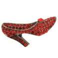 thumbnail image 2 of Ruby Red High Heel Shoe Crystal Brooch Pin, 2 of 4