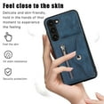 thumbnail image 6 of ELEHOLD Wallet Crossbody Case for Samsung Galaxy S23 FE with RFID Card Slots Zipper Pocket Kickstand Function Shockproof Galaxy S23 FE Purse Case with Detachable Shoulder Strap,Blue, 6 of 9