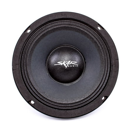 Skar Audio FSX65-4 300-Watt Single 6.5-Inch 4 Ohm Mid-Range (Best Single Driver Loudspeakers)