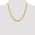 thumbnail image 2 of 14k Yellow Gold 4.75mm Rope Chain Necklace - with Secure Lobster Lock Clasp 20", 2 of 6
