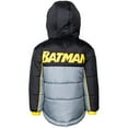 thumbnail image 3 of DC Comics Justice League Batman Toddler Boys Zip Up Puffer Jacket Toddler to Big Kid, 3 of 5