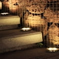 thumbnail image 2 of Inteprter 4 uds/1 ud. 8 LED de energía Solar luz enterrada lámpara de tierra al aire libre camino luz punto lámpara patio jardín césped paisaje Type2 NO2 Inteprter HW4217-02B, 2 of 6