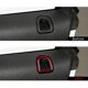 thumbnail image 3 of Cubierta de Embellecedor de Marco de Botón de Cerradura de Puerta de Coche para 2009 2010 2011 2012 2013 Coche Accesorios, fibra roja, 3 of 5