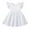 White, variant on WIBACKER Toddler Baby Girl Dress Summer Cotton Linen Ruffle Halter Sleeveless Kids Casual Beach Party Dresses 2-5 Years