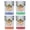 Multicolor (4-Pack), variant on Sun Valley Idaho Vintage Design Souvenir 2 oz Square Shot Glass – Clear