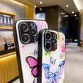 thumbnail image 5 of Cute Kawaii Colorful Butterfly Shell Texture Phonea Case Compatible with iPhone Case (Purple,iPhone 15 Pro Max), 5 of 7