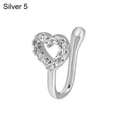 thumbnail image 2 of Xinyolin Nose Cuffs Charming Trendy - Non Piercing Easy to Wear Women Nose Rings Hoop for Party, 2 of 8