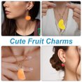 thumbnail image 5 of Uxcell 10Pcs Resin Yellow Orange Slices Charms, Cute Fruit Charms Pendants 3D Imitation Food Fruit Beads Bulk for DIY Jewelry Making, 5 of 6