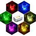 thumbnail image 2 of Onepec LED Light Base with 7 Color Lights 9 Lighting Modes,Lighted Bases,Lighted Base for Glass Art,Nice Crystals LED Base Party Decor(Silver), 2 of 7