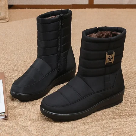 

Women‘s Outdoor Winter Thermal Mid-Calf Snow Shoes Warm Plush Lined Snow Boots Women‘s Footwear