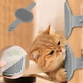 thumbnail image 4 of Silicone Grooming Strap Pad for Cats, Cat Self Groomer for Indoor Cats, Wall Mounted Silicone Self Grooming Cat Brush, Cat Face Scratchers, Cat Rubbing Post 1PC Pink, 4 of 9
