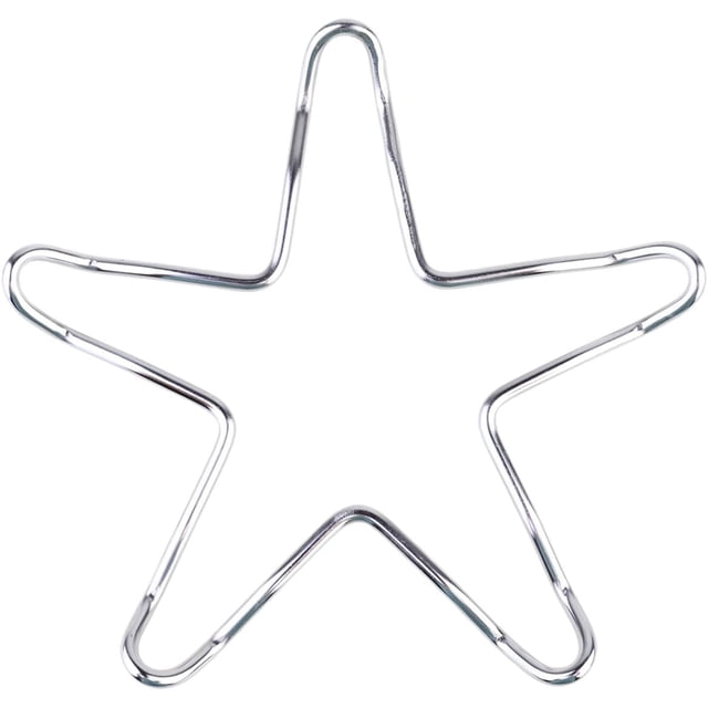 HEMOTON Star Shaped Stainless Steel Gas Stove Trivet, Non-Slip Burner Rack, Pot Support Stand for Small Pans, Coffee Pots, and Woks, 5.51 X 5.51 X 0.59 Inch, Kitchen Cooking Accessory
