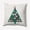 Mint, variant on Simply Daisy Plum Colored Christmas Calendar Christmas Soft Spun Polyester Decorative Throw Pillow, 16" x 16"