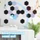 thumbnail image 5 of 12 pegatinas decorativas de pared multifuncionales con aislamiento acústico hexagonales para bricolaje, 5 of 6