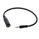 thumbnail image 1 of Cable adaptador de audio Cable adaptador de audio de 3,5 mm a 6,5 mm Cable convertidor de 3,5 mm a hembra de 6,35 mm para micrófono / auricular Meterk  Cable adaptador de audio, 1 of 6