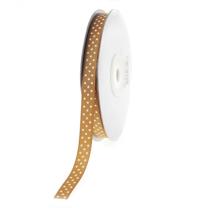Swiss Dots Grosgrain Ribbon 25-yard 3//8-inch