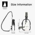 thumbnail image 5 of Clear Fanny Pack Stadium Approved Clear Sling Bag Purses for Women Stadium Transparent Bag for Concert with Adjustable Strap Brown, 5 of 7